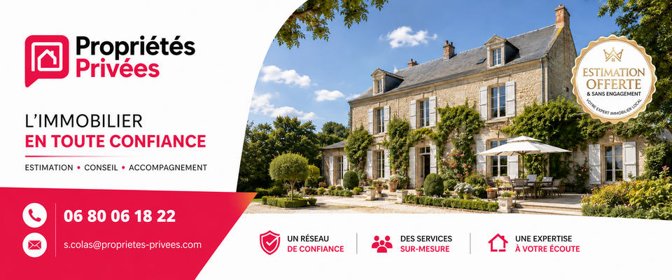 Estimation immobilière offerte par Sébastien Colas, Propriétés Privées